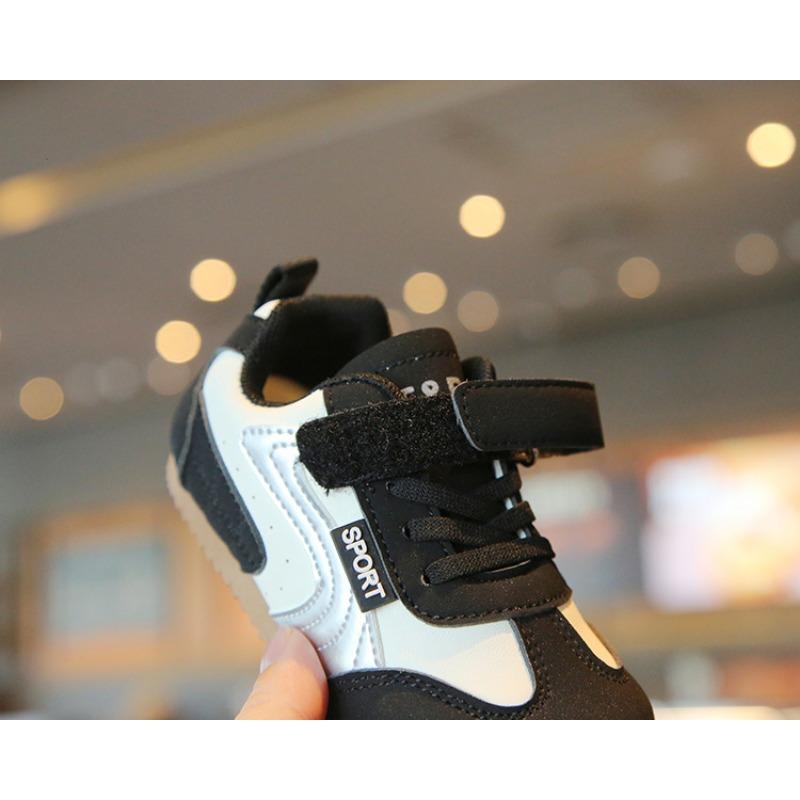 Kids Soft Sole Unisex Casual Sports Sneakers Boys Girls Breathable Training Board Shoes