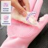 Easy-Clean Eco-Friendly Silicone Brush Hygienic Deshedding & Bathing for Multi-Pet Bathroom Use