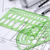 11Pcs Professional Geometric Drafting Tool Geometric Drawing Templates Set for Architect Drafting Building Engineering