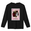 La Reina Loteria T Shirt Mothers Day for Mexican Mom Latina Queen Party Vintage Washed Designer Clothes Fashion Breathable