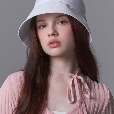 WHITE SANDS Check Ribbon Bonnet Hat Falmouth (4 Colors)