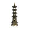 WenChang Tower 25cm Alloy Exquisite Workmanship Unique Style Beautiful Home Decoration