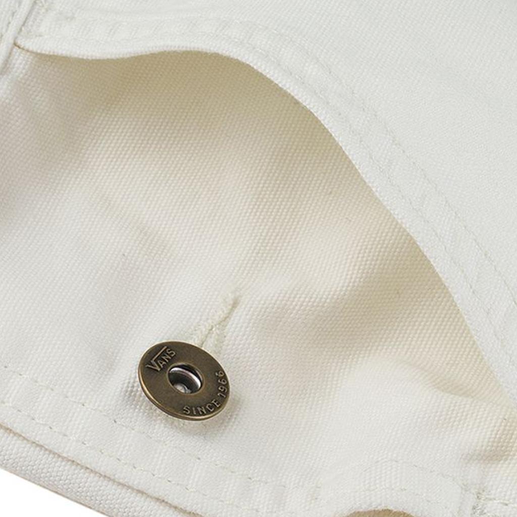 Vans Jednobarevné logo Vyšívané Tkané Ležérní Šortky Dámské šortky Bílé VN0A5LMWFS8