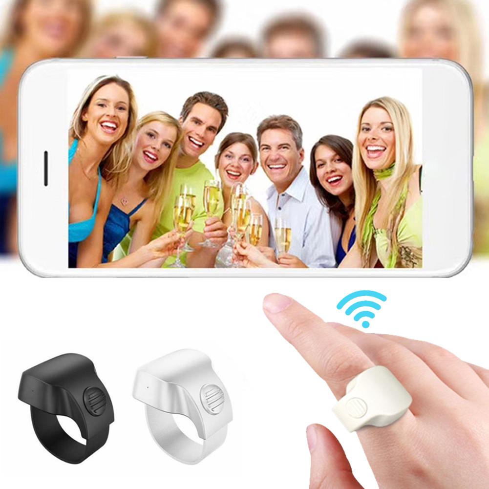 Selfie Ring Bluetooth Remote Controller for Phone Black