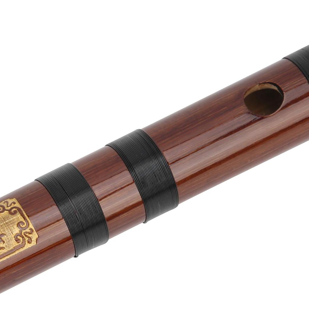 Bambusflöte, dünn und gerade, Chinesische Bambusflöte, D-Tonart, Blasinstrument, Dizi-Instrument, Holzflöte, Chinesischer Knoten, Schulfest