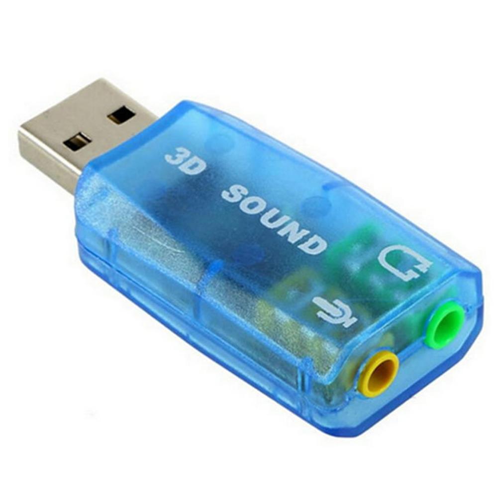 External USB Sound Card 5 Channel Audio Interface for Desktop and Laptop with USB 2 0 Full Speed and Digital Volume Knob