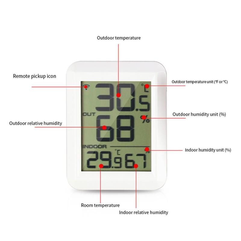 Wireless High Precision Indoor Thermometer And Hygrometer