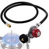 Propane Hose With Regulator 20 PSI Propane Pressure Reducing Valve Propane Adapter Hose Grill Regulator High Pressure Propane