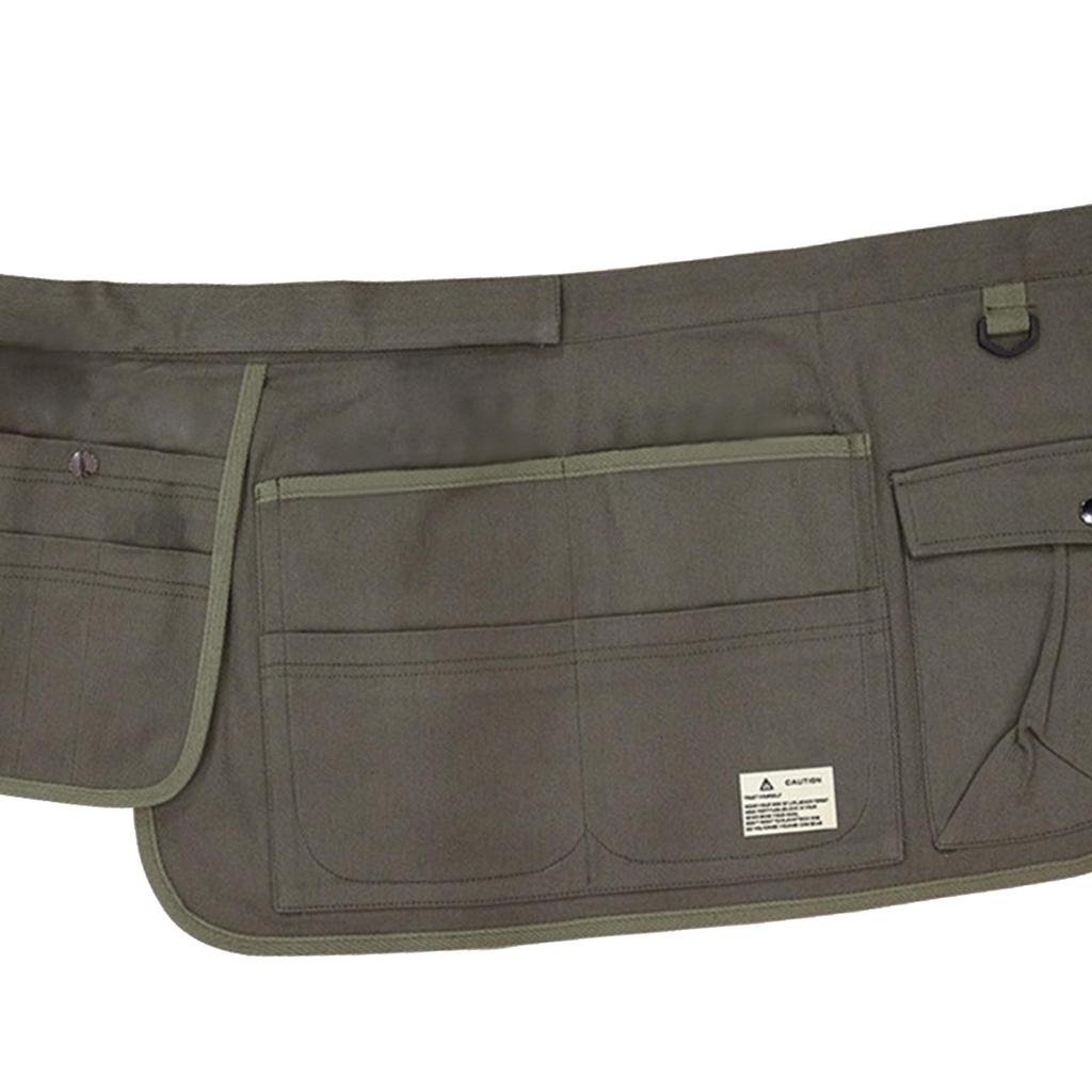 Half Length Apron Tool Belt Adjustable Durable Portable Gardening Apron for