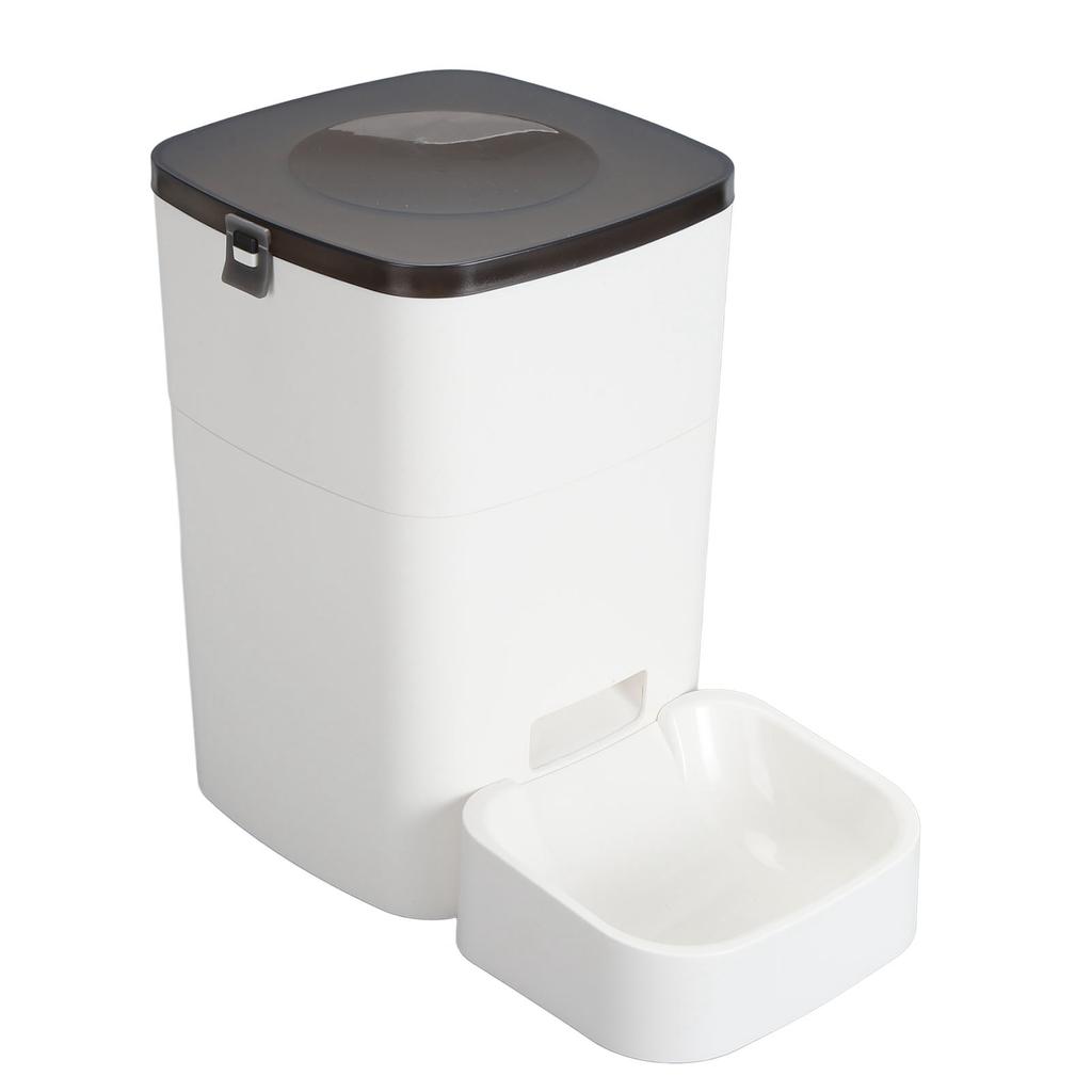 Automatischer Futterautomat für Haustiere Reibungslosere Futterausgabe Große Kapazität Automatischer Futterautomat für Katze und Hund für Zuhause