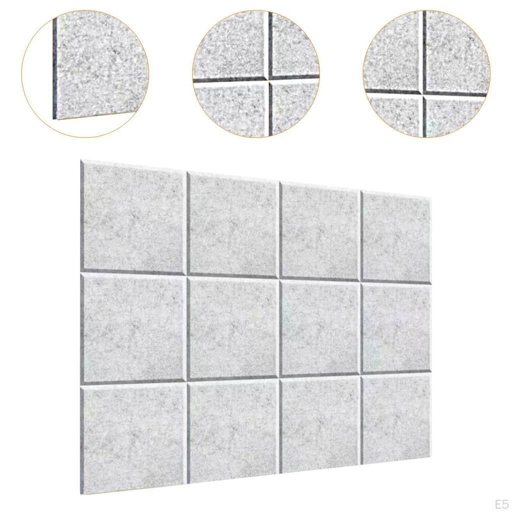 12 stück Akustische Panels Behandlung Panel Schalldichte Sound Absorbieren für Home