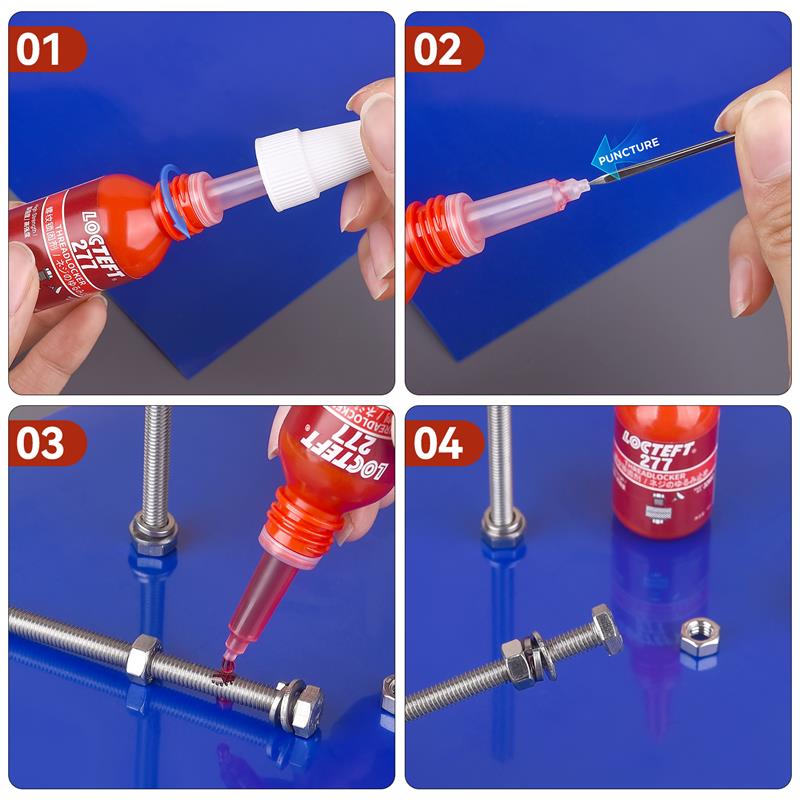 10ml Screw Glue Anti Loosening Fastening Anaerobic Glue Corrosion-Resistant And High-Temperature Resistant Thread Sealing Glue