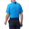 FootJoy FJ Motif Jacquard Short Sleeve Mesh Polo Shirt, Neo Blue, Men's, Size L, FJ-S24-S03, 81816-L