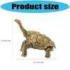 Decorative Metal Storage Box For Rings Necklaces Ashtray In Tortoise Design Artistic Turtles themed Brass Container