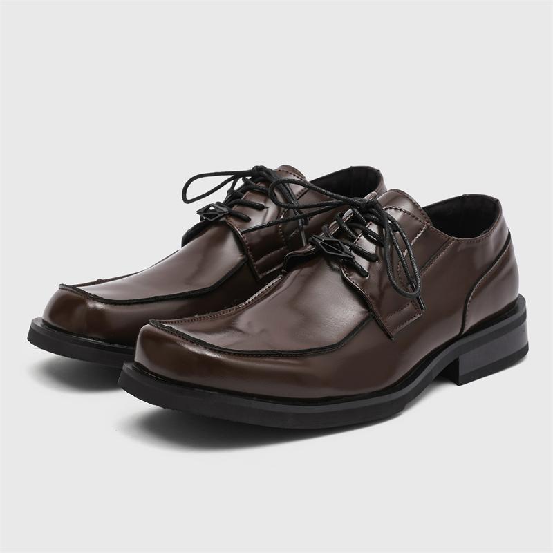 

Fashion New trendy men s leather shoes Luxury designer casual style Formal Business Leisure Office high-quality party adult shoes DRESS 46