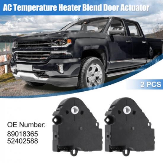 2PCS AC Heater Air Blend Door Actuator 52402588 For Chevy GMC 15-72971 604-106