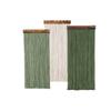 Hand-Woven Curtain Tapestry Wooden Cotton Rope Tapestry Boho Decor Wall Hanging Tapestry  Apartment