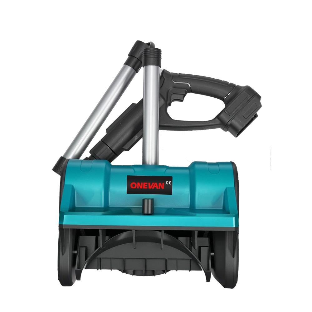 ONEVAN Bezkartáčová elektrická sněhová fréza 300 mm Akumulátorová sněhová radlice lopata Čištění ulic Zahrada Elektrické nářadí Pro Makita 18V Baterie Pin