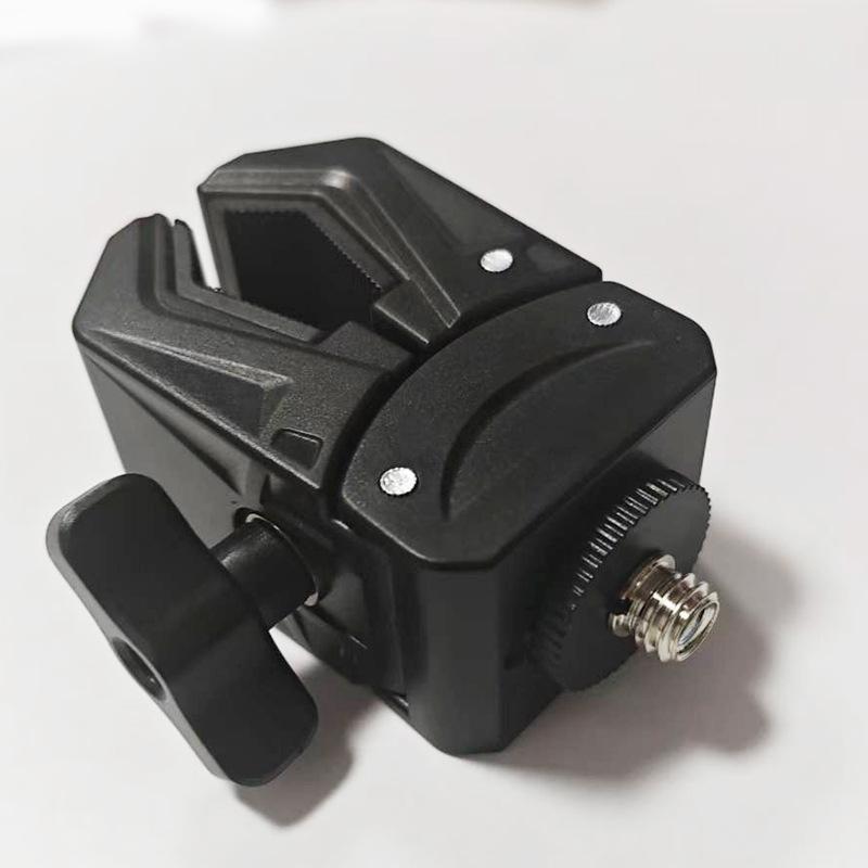 1Pcs Photography Equipment Accessories Adjustable Mounting Clamp With 1/4Inch Screw Hole 15-45Mm Adjustable Jaw