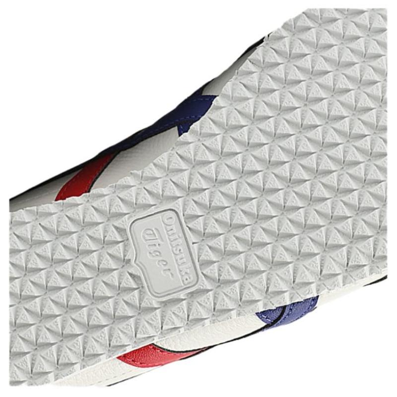 ONITSUKA TIGER נעלי סניקרס Mexico 66 לבן כחול כהה אדום זהב 1183B511-100