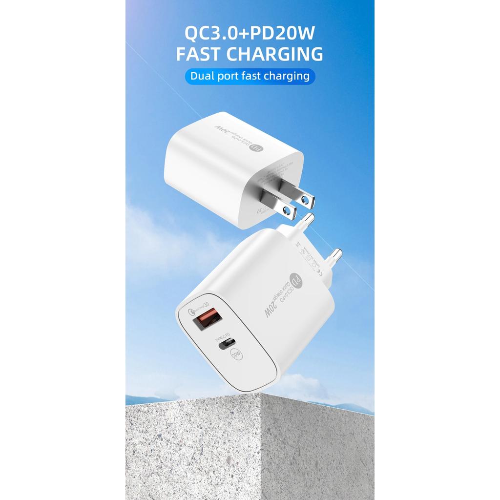 PD 20W Fast Charger for IPhone 16 15 14 13 Pro Max Plus Samsung Xiaomi Huawei Fast Charging Type C USB C Chargers Phone Accessories