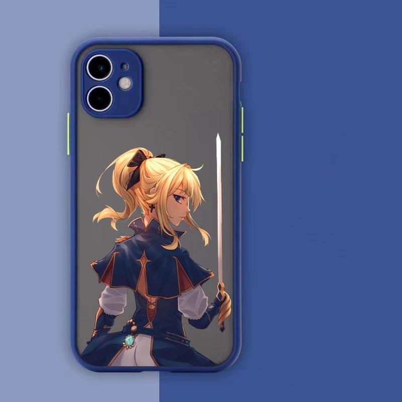 Cute Girl Jean Genshin Phone Case For IPhone 14 13 12 11 Mini Pro Max XS X Max XR 8 7 Plus SE 2022 Skin Color Phone Cover