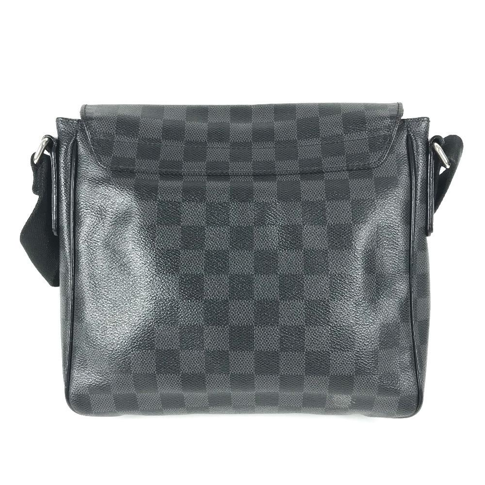 Louis Vuitton N41260 Damier Graphite District PM Messenger Shoulder Bag