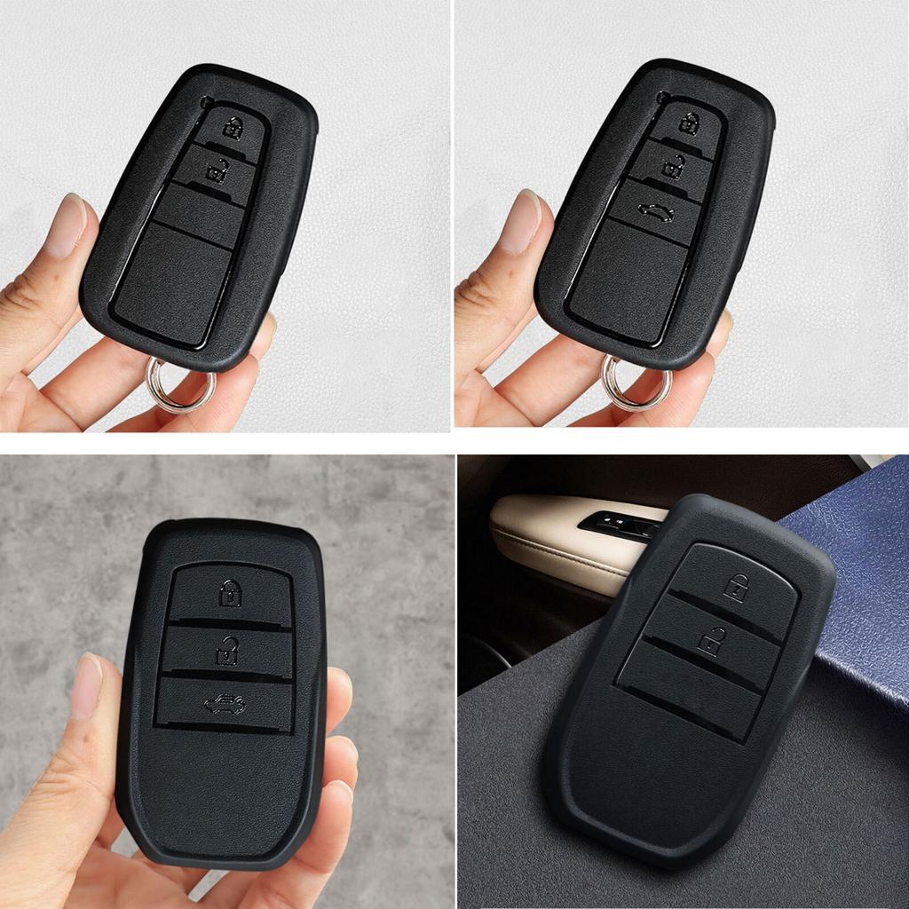 Soft Tpu Key Holder For Toyota Sw4 Hilux Tlk 200 Land Cruiser Corolla Chr Camry 70 Prius 55 Prado Key Case Cover Accessories