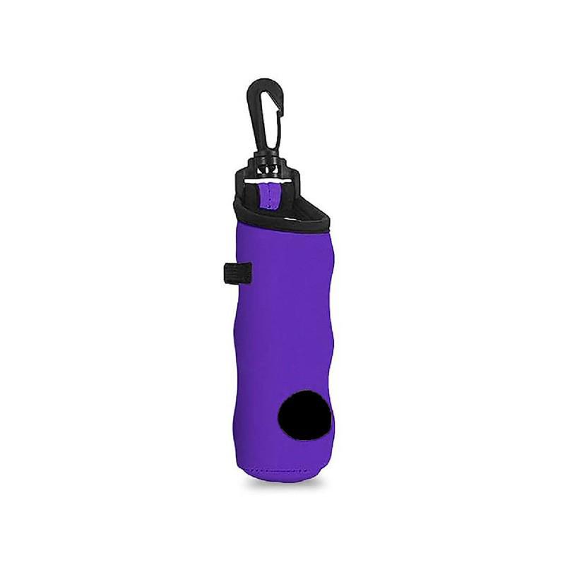 Neoprene Golf Ball Sleeve with Hook - Portable Protective Storage Bag
