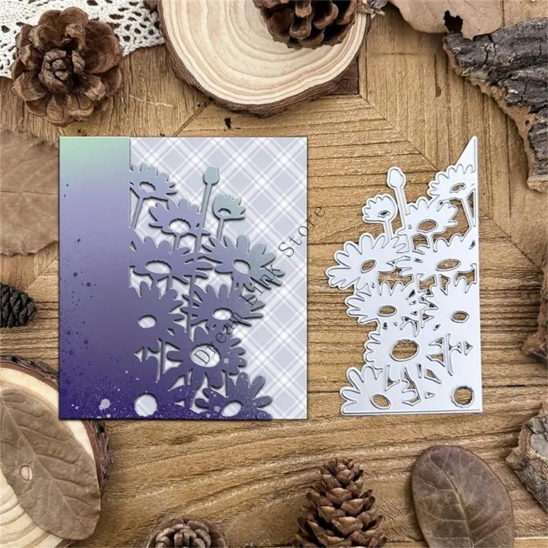 Q1FD Flowers Cutting Dies for Photo Scrapbooking Card Making Decorations Embossing Stencils Carbon Steel Die Cuts