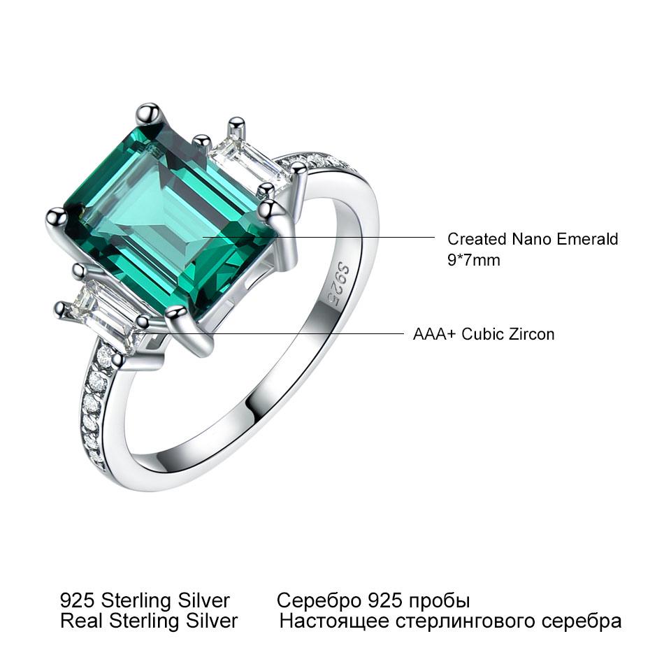 Umcho Rechteckiger himmelblauer/rosa Ring