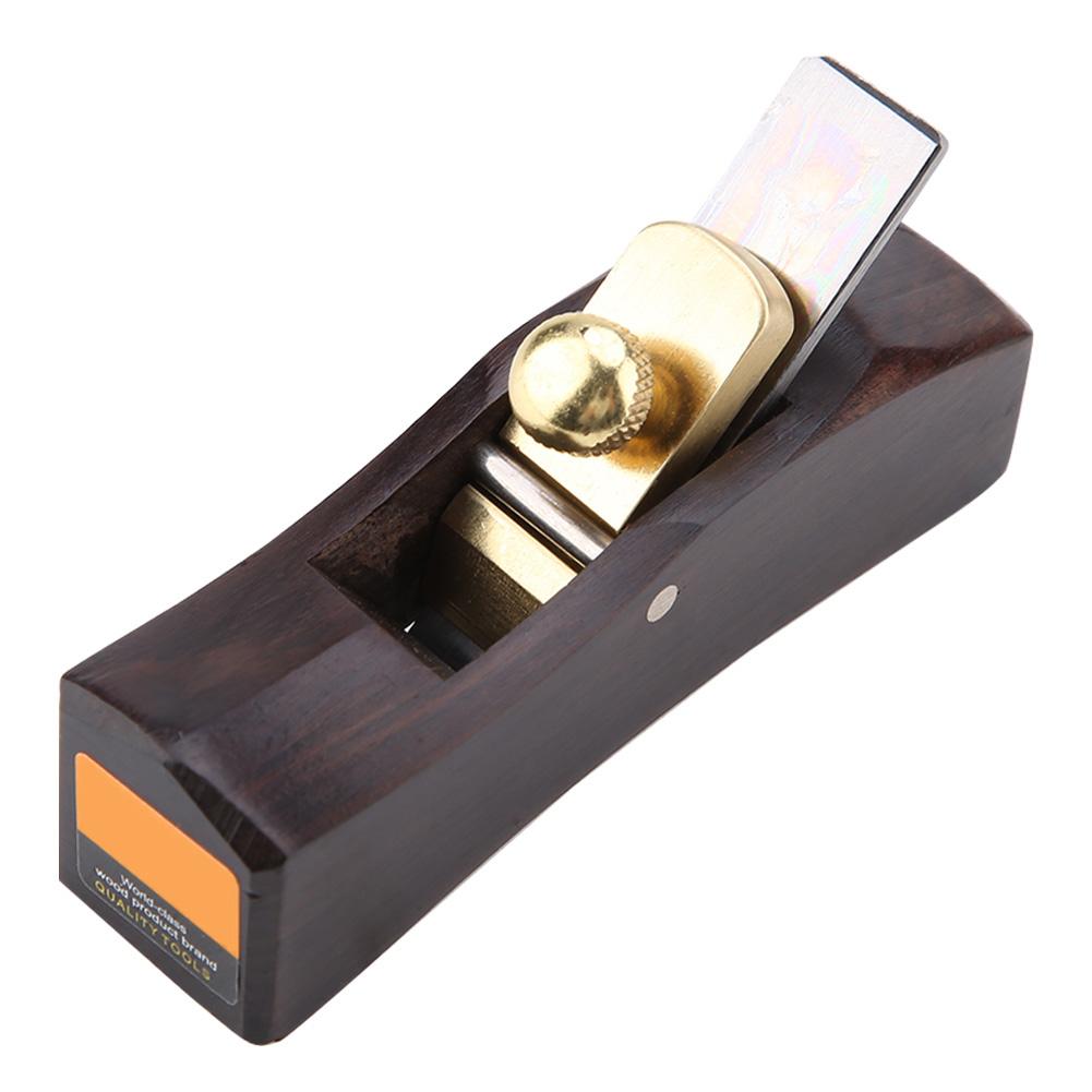 Blade,   Ebony Arc Bottom Hand Plane Carpenter Wood Grooving Trimming   Wood Plane with Pointed Blade Firm Structure