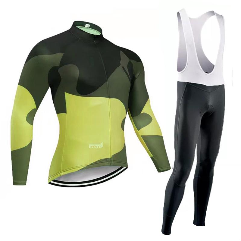 2023 Cross-border Cycling Suit Tour De France Long-sleeved Suit for Summer Breathable Events