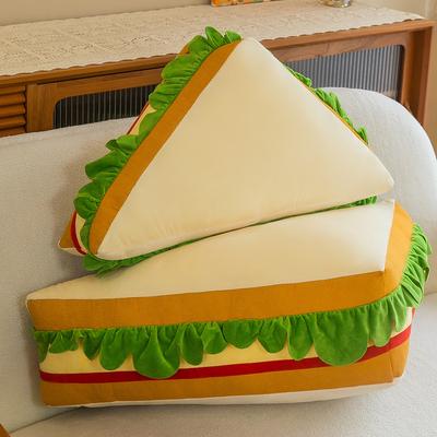 Kreative Sandwich Plüschtiere Schlafkissen Kopfkissen Bürobegleiter Taille und Heimdekoration