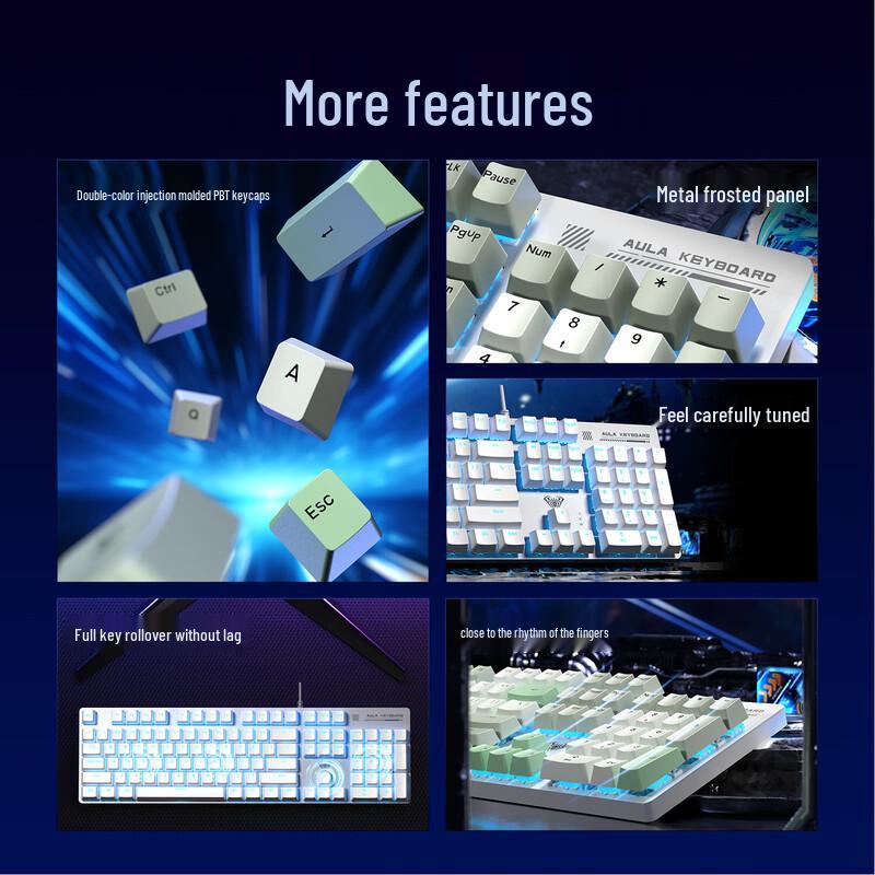 Xinkai S500 Wired Backlit Mechanical Gaming Keyboard