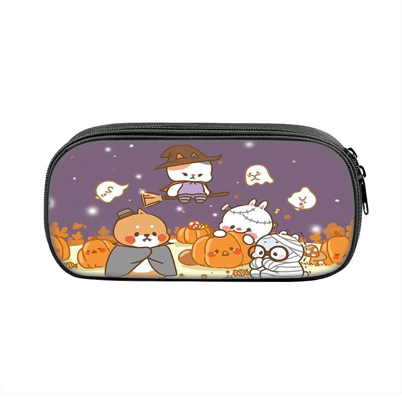 Sumikkogurashi Character Pencil Case With Large Capacity Nylon Storage Bag For Students