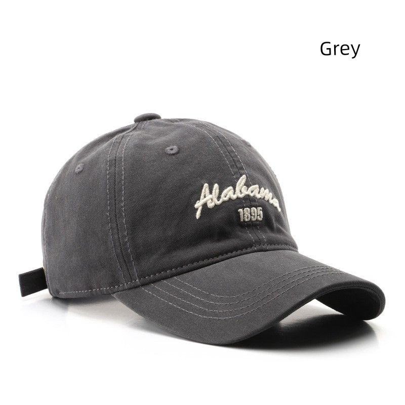 

Women s Summer Fashion Brand Baseball Cap Make Your Face Look Smaller Versatile Soft Top Brim Hat Fishing Sun Protection Sun Shade Spring and Autumn Grey Adjustable