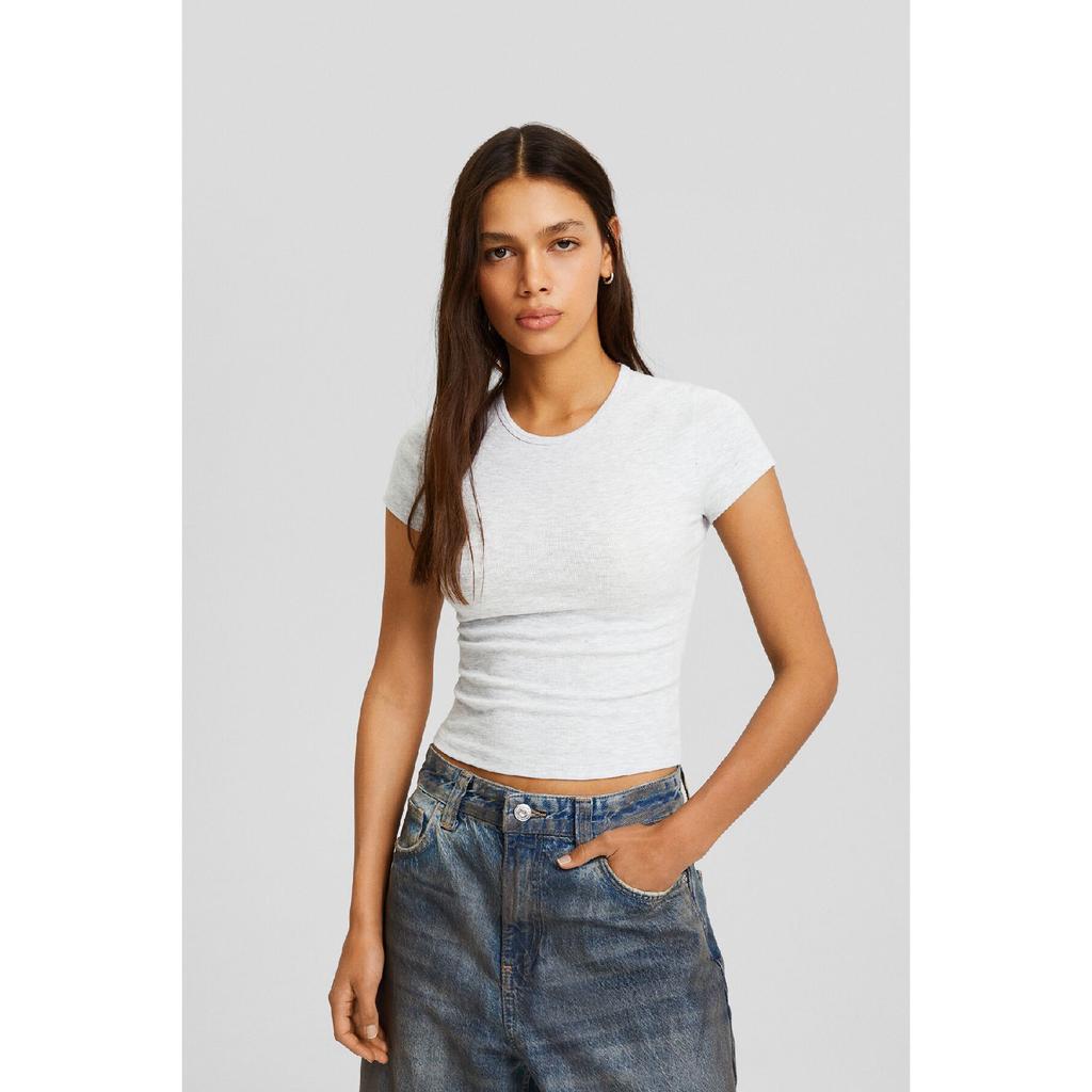 Tricou cu maneca scurta cu decolteu