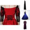 Renaissance Festival Party Cosplay Dress Victorian Gothic Vintage Retro Women's Ball Gown