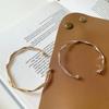 Retro Offener Armreif Kreativer Wellenarmreif Möbius Geometrische Accessoires Verstellbares Armband für Frauen Geschenk