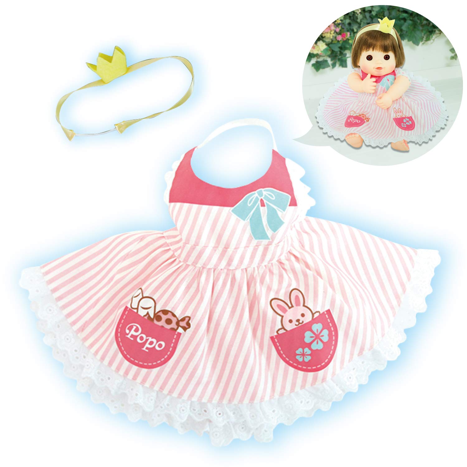 

People Popo-chan Dress-up Dress Apron Easy to dress up AI-742