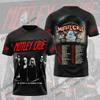 Motley Crue Tour 2026 Anniversary 3d Print T-shirt Men Women Fashion Summer Casual Vintage Short Sleeve Tops Tees Kids Clothing