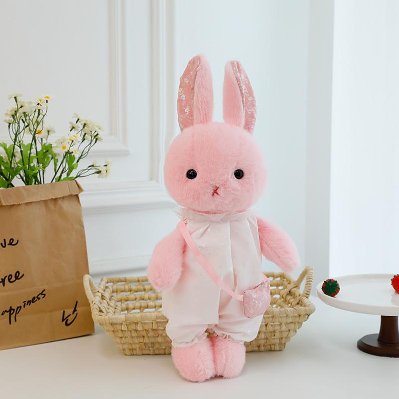 Adorable Plush Rabbit Doll For Kids And Adults Soft Comforting Hugging Pillow