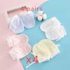 Babyhandschuhe Kratzschutz Gesicht Neugeborenenbedarf Dünn Sommer Atmungsaktiv Neugeborenes Baby Anti-Ess-Hände 0-8 Monate