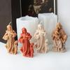 Delicate Candle Mould Silicone Mould Candle Making Reusable Candle Cute Epoxy Mould Castings Molds Silicone Mould