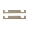 1Pair Pure Copper Speaker Connection Piece Four Column Thick Copper Straight Piece DIY Double Line Terminals Socket Clip