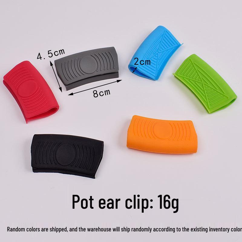 

Силиконовые термостойкие, противоскользящие накладки на ручку и ухо кастрюли для воков Blue