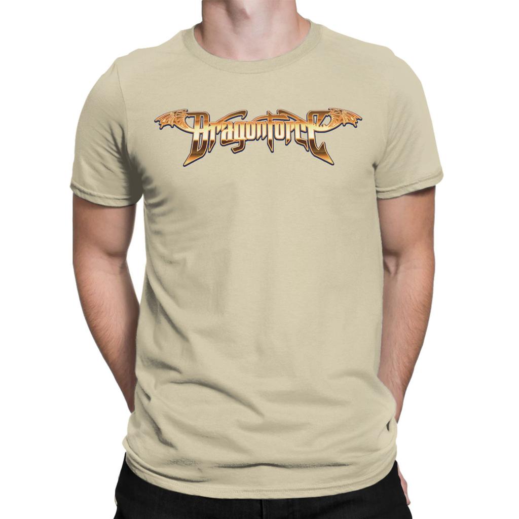 Men Women Graphic Print Dragonforce Rock Metal Band  T Shirt Tee 100% Cotton  T-shirts Clothing