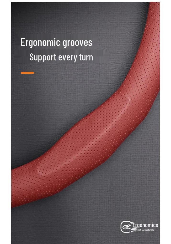 ZEEKR LS6/LS9/LS8 Steering Wheel Cover: Napa Leather, Ultra-Thin, Breathable, Non-Slip, Sweat-Absorbing, All-Season.