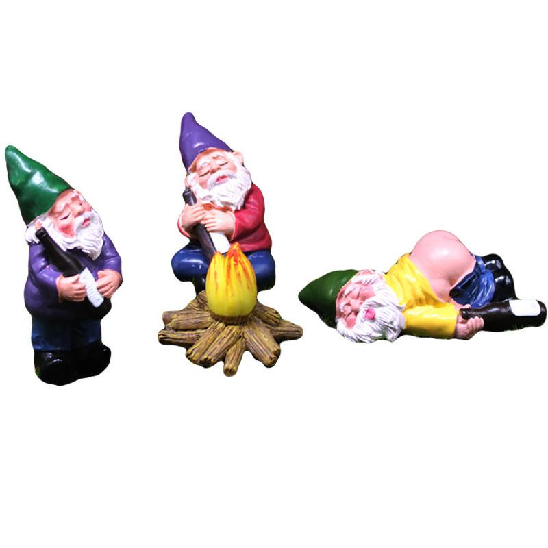 Dwarf Ornament Drunk Christmas Whitebeard Dwarf Modeling For Festive Party Gift